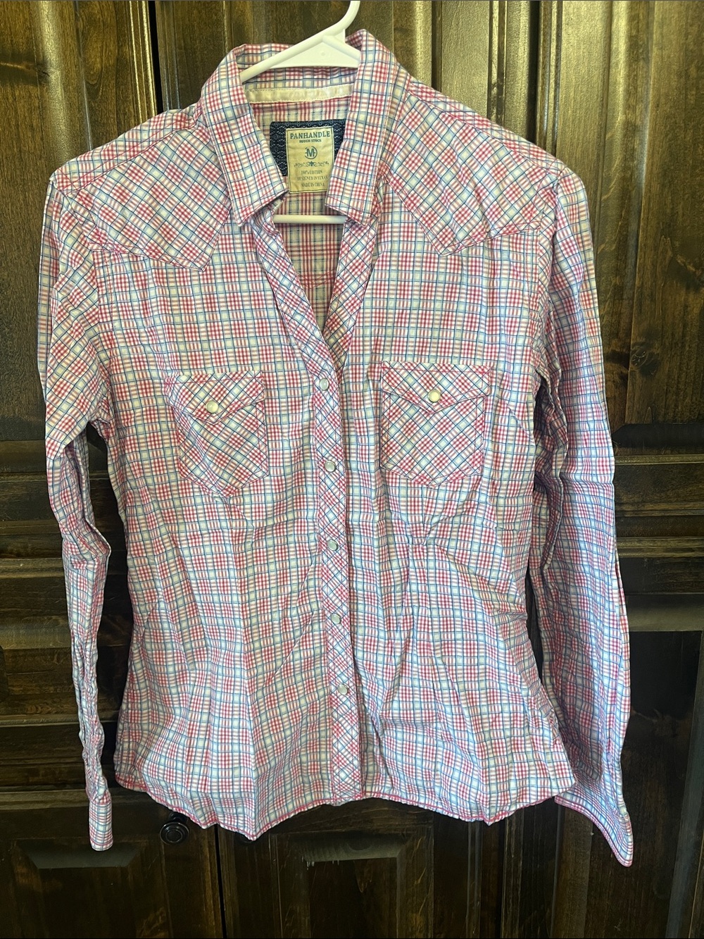 Juniors Panhandle pearl snap western shirt